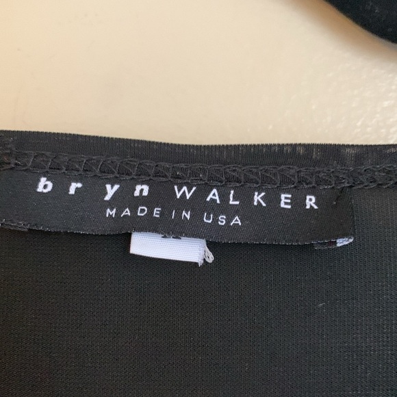 Bryn Walker Women's Long Sleeve Shirt size large black layers contrasting fabric - Picture 5 of 7